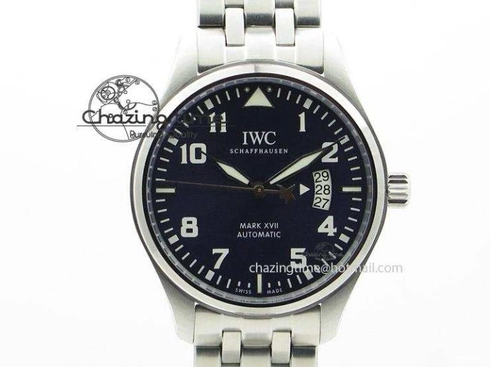 MIROTIME 0821 Classic PILOT IW389001 ZF 1:1 Best Edition Ceramic Case Green Dial on Green Nylon Strap A7750 (Function Same As Genuine) 7160